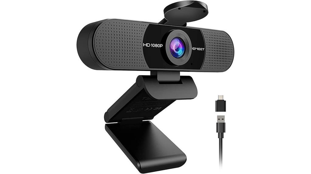 1080p webcam with microphone