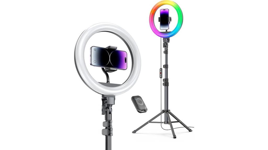12 ring light with stand