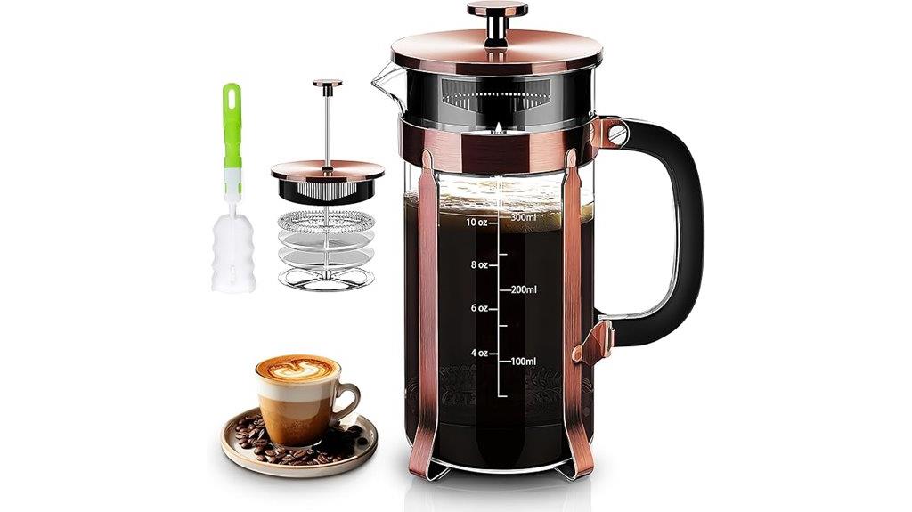 12oz french press with filters