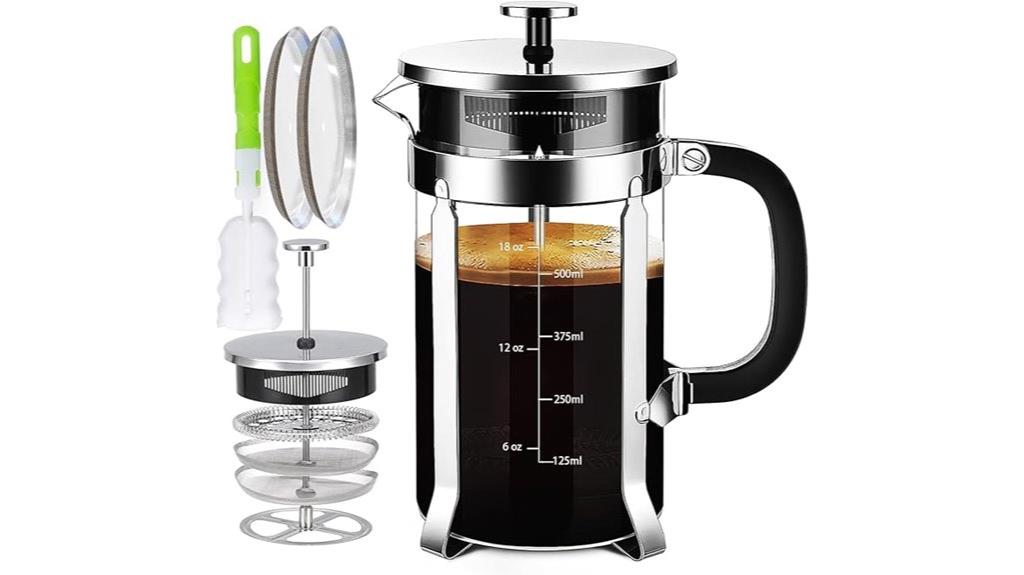 12oz french press with filters