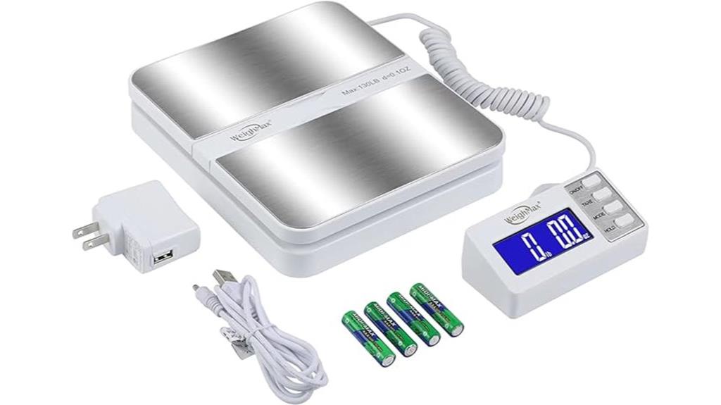 130lb extended digital scale