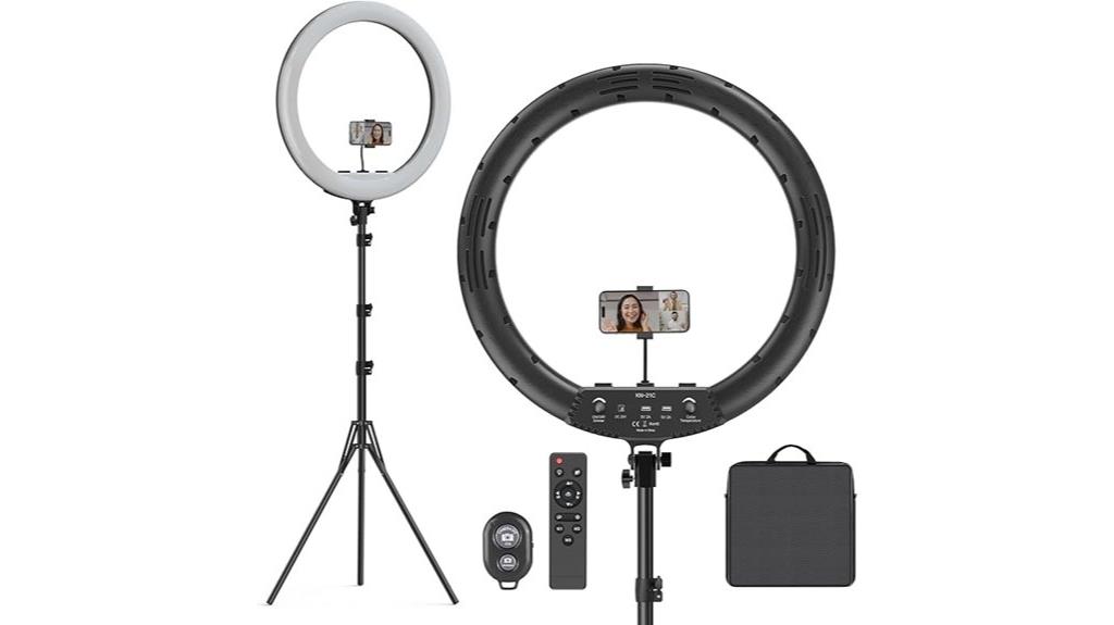 21 inch adjustable ring light