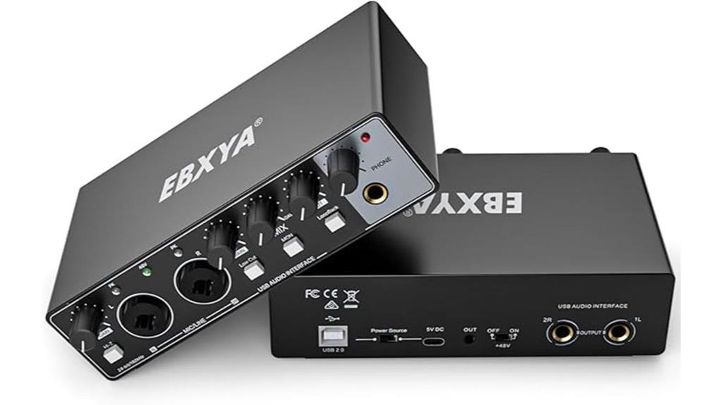 2 in 2 audio interface