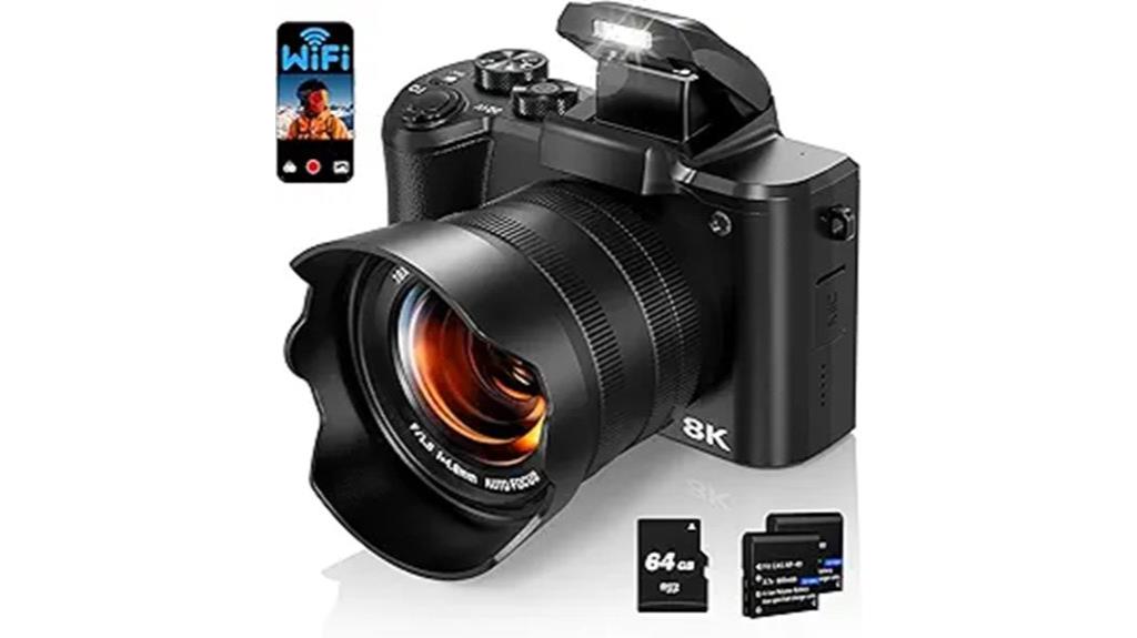 8k camera with autofocus