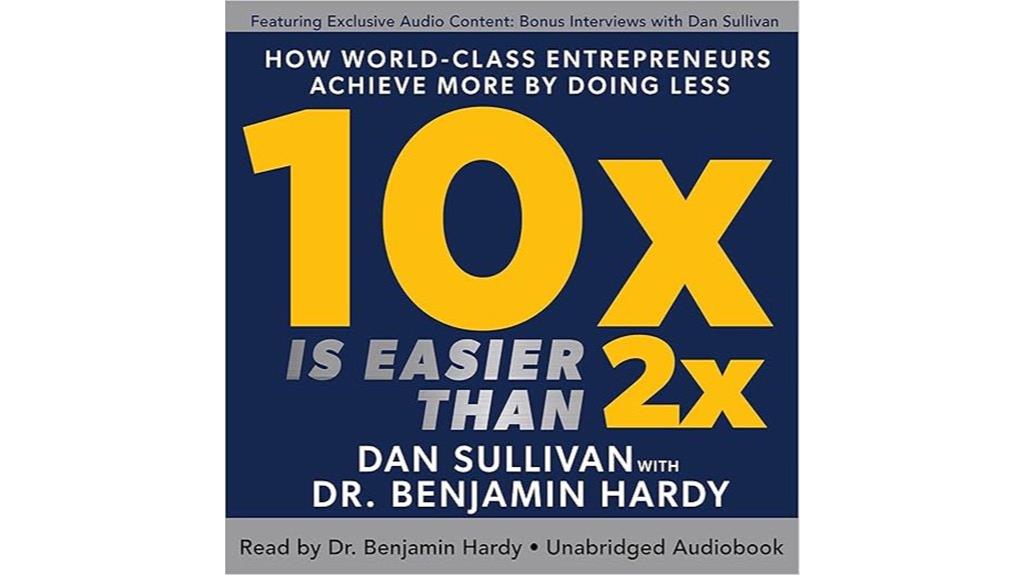 achieve more by doing less