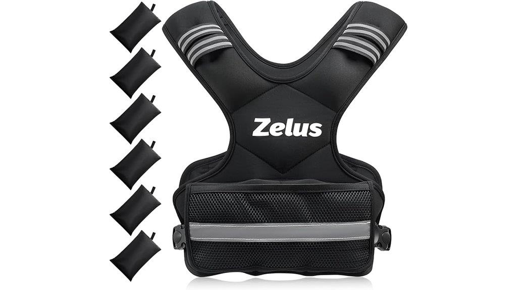 adjustable fitness weight vest