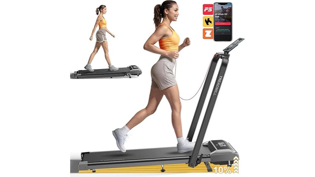 adjustable foldable walking treadmill