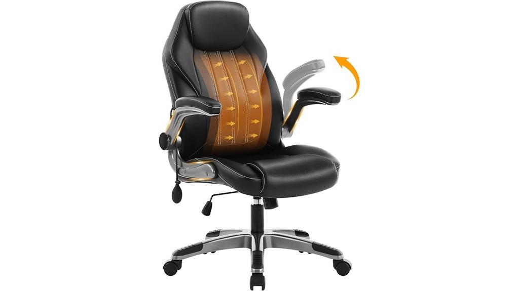 adjustable padded armchair