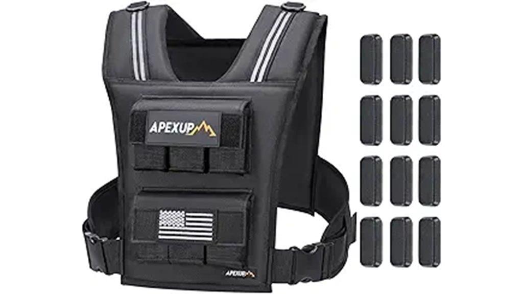 adjustable weighted vest
