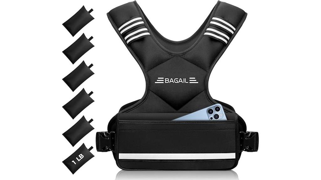 adjustable workout weighted vest