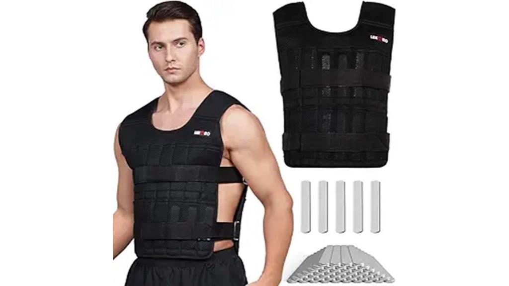adjustable workout weighted vest