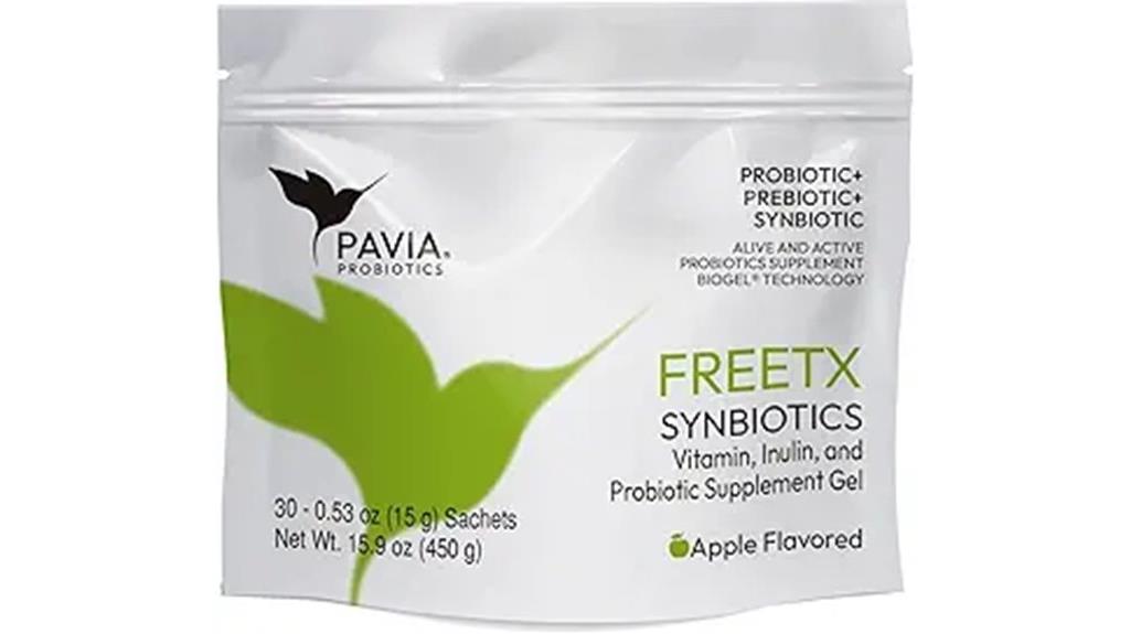 apple flavored probiotic sachets
