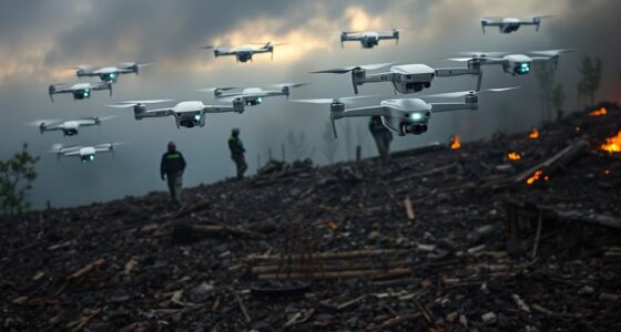 autonomous drones aid disaster