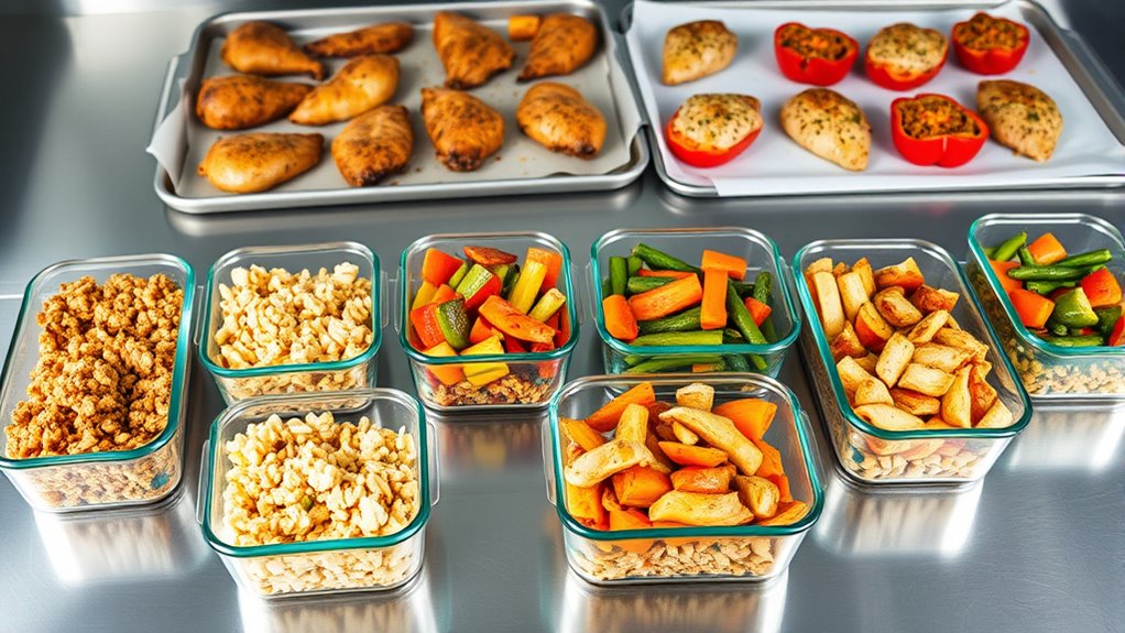 batch cook versatile ingredients