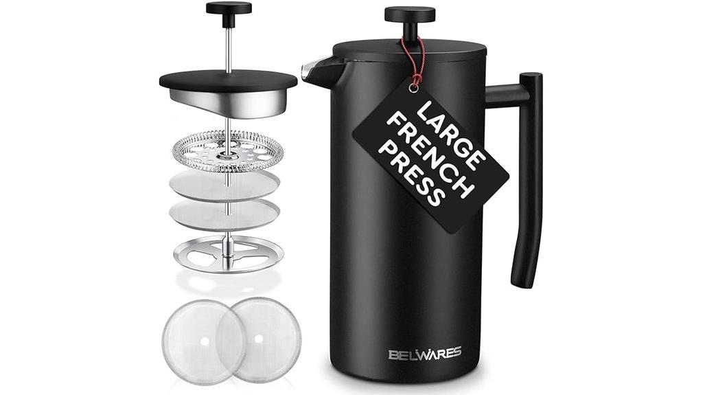 black 50 oz french press