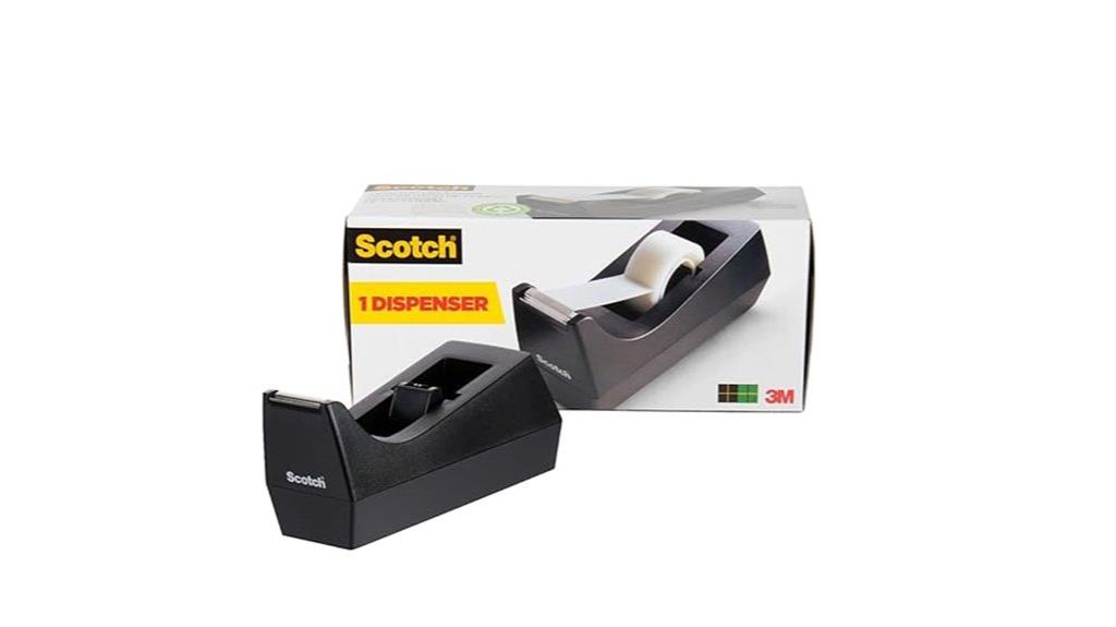 black scotch desktop dispenser