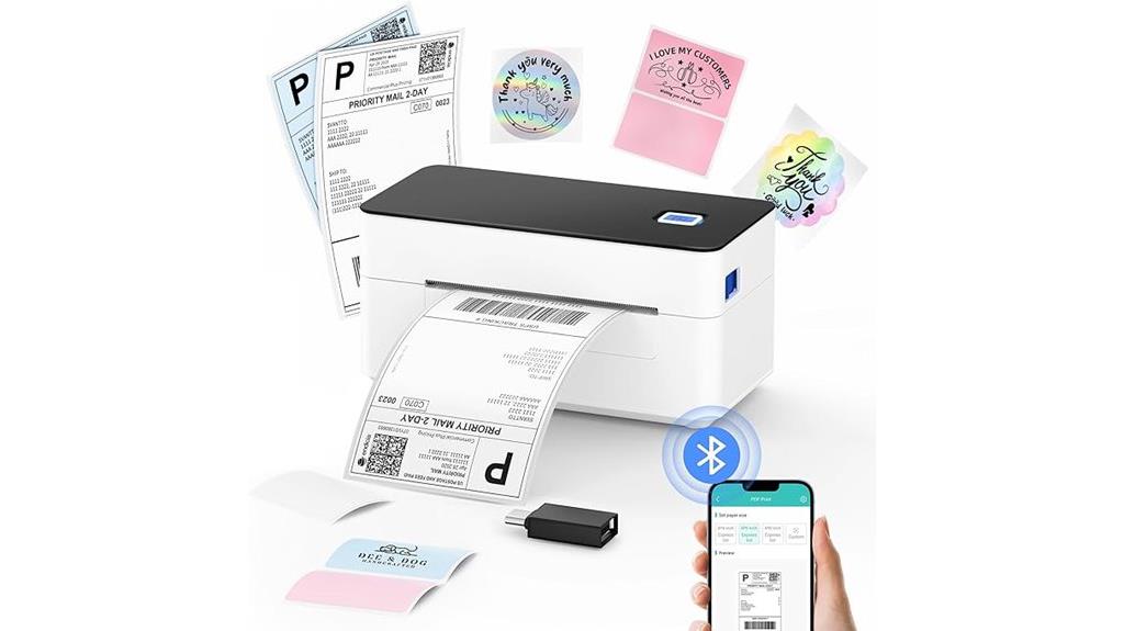 bluetooth 4x6 shipping label