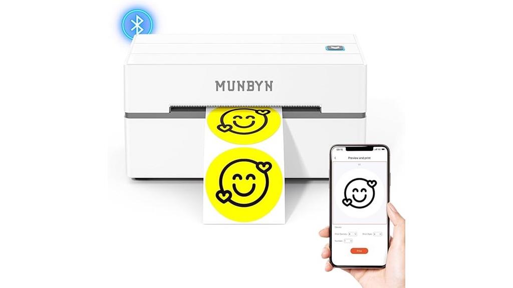 bluetooth thermal label printer
