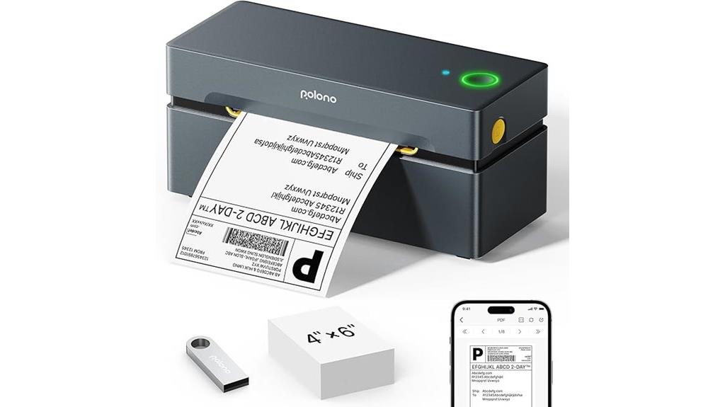 bluetooth thermal shipping printer