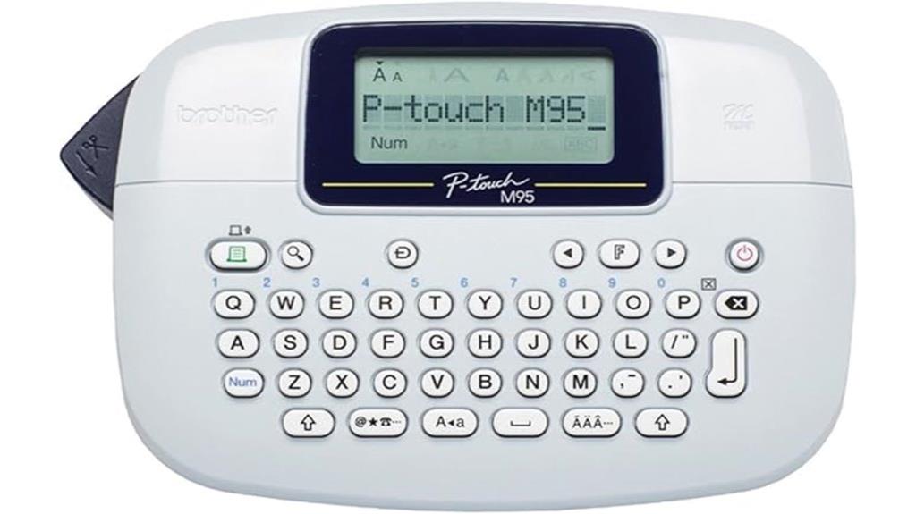 brother ptm95 qwerty label maker