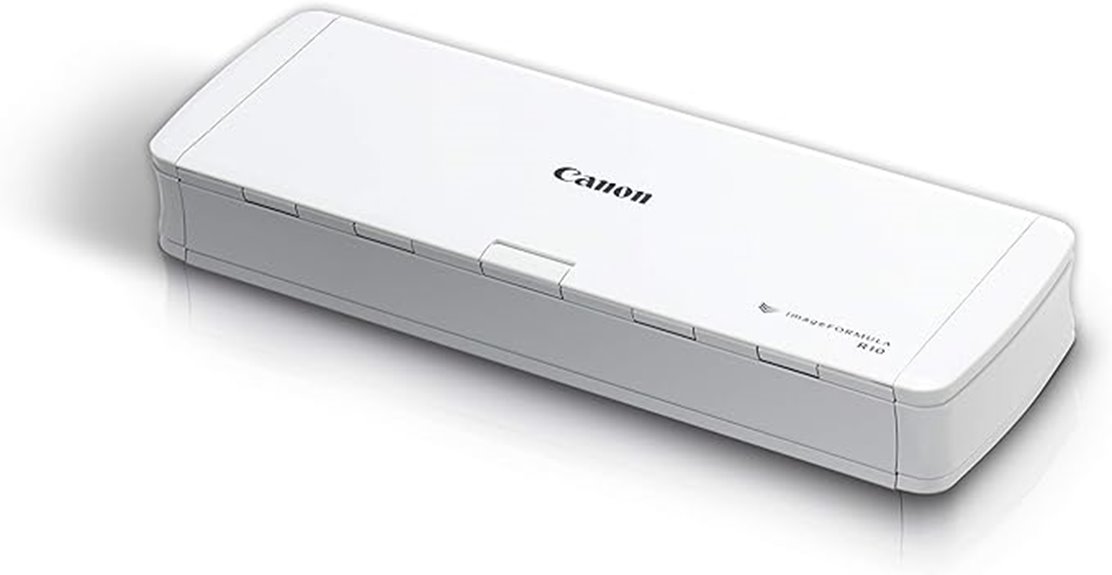 canon r10 mobile scanner