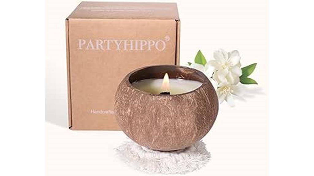 coconut shell candle scent