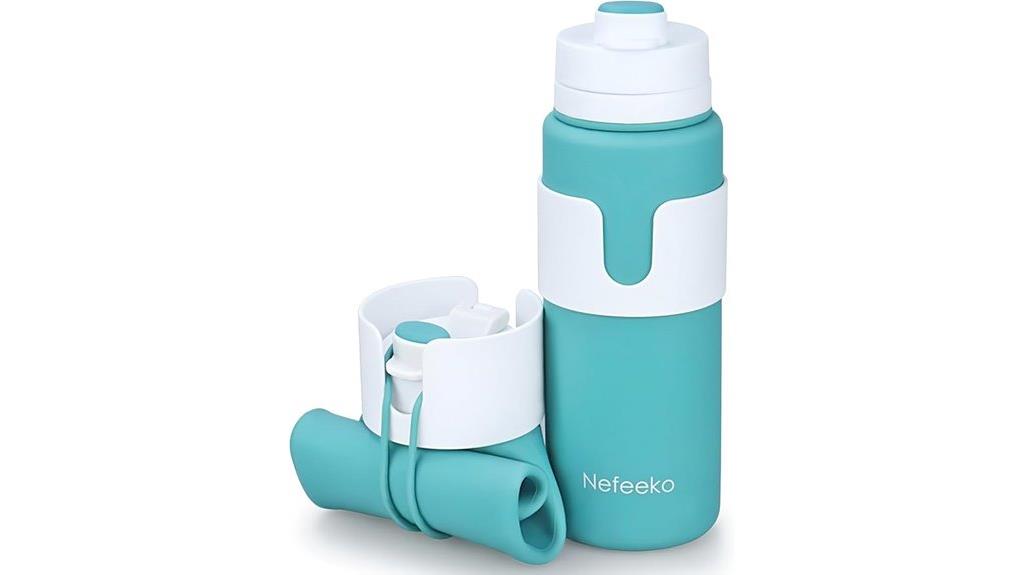 collapsible bpa free water bottle