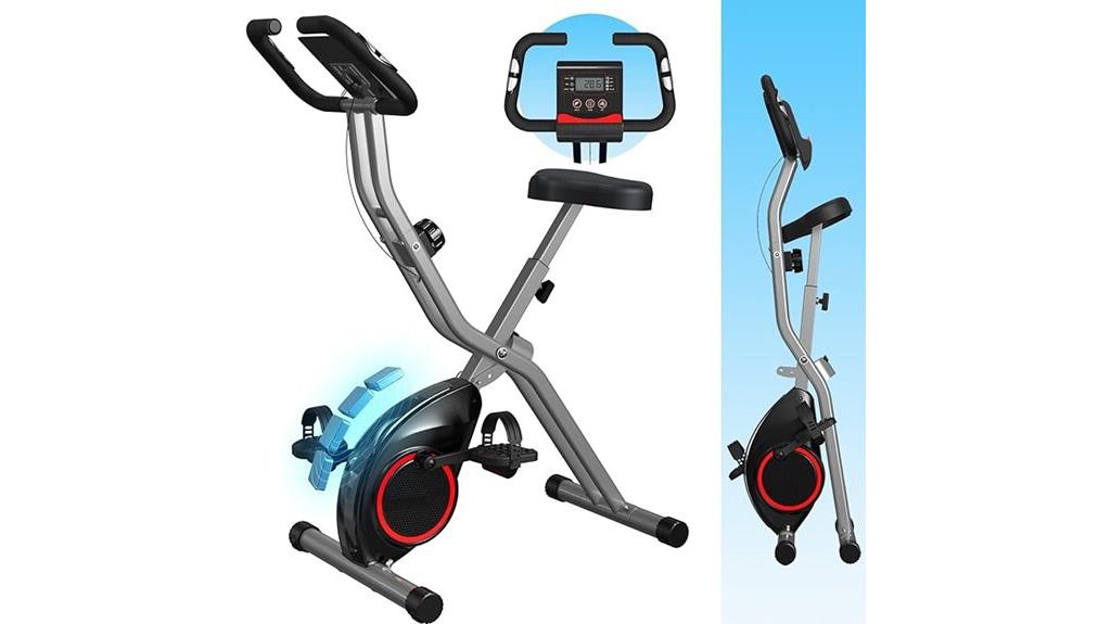 compact folding exercise bike