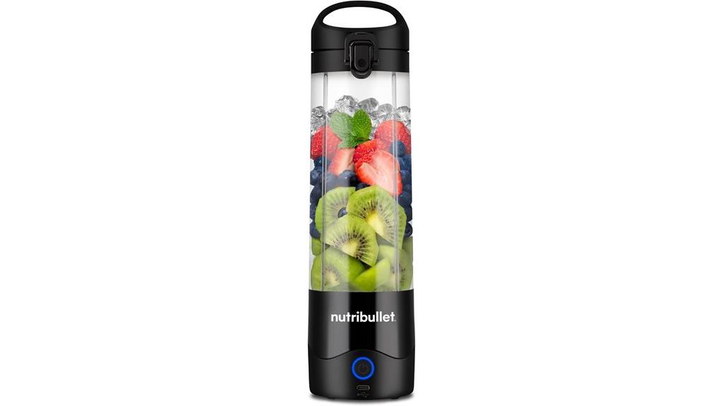 cordless portable blending device