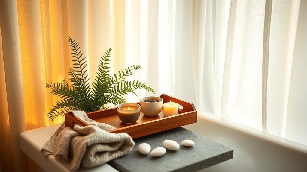 create calm ritual space