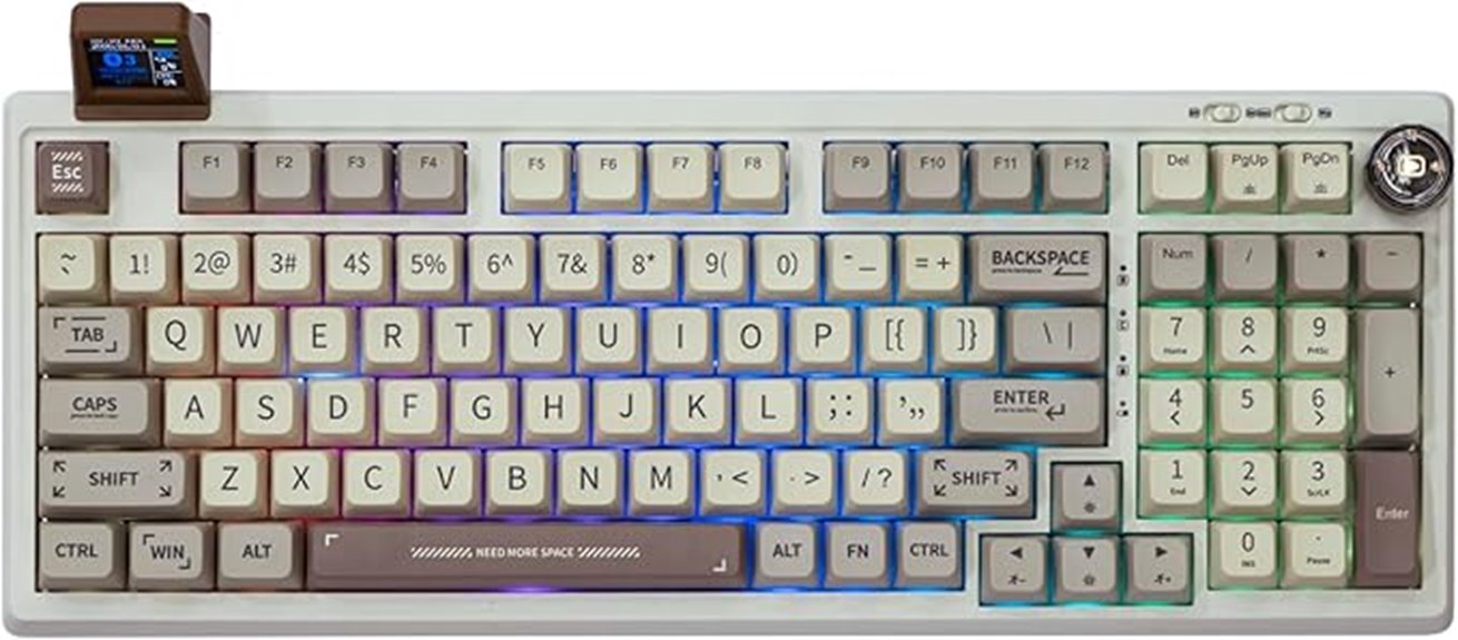 customizable rgb mechanical keyboard