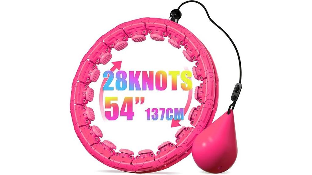 detachable knot fitness hoop