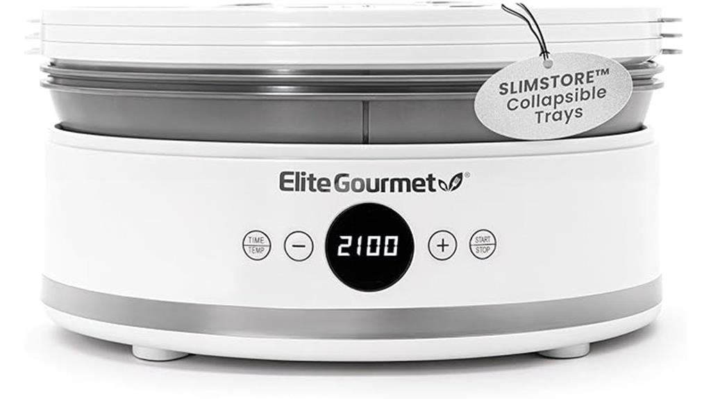 digital dehydrator with adjustable timer