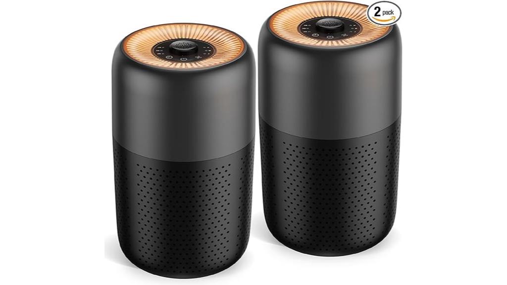 dual air purifiers with diffuser