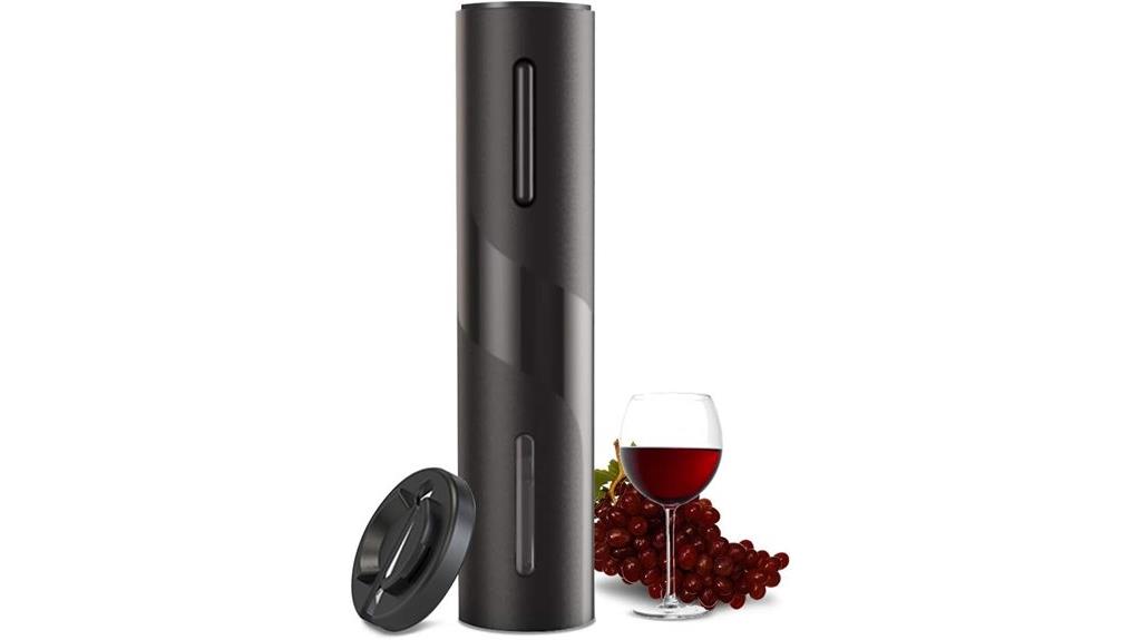 electric wine opener with foil cutter