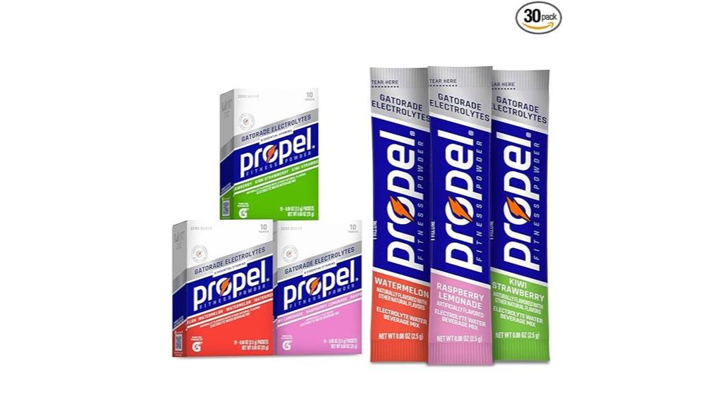 electrolyte water drink packets