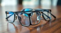 fashionable blue light glasses