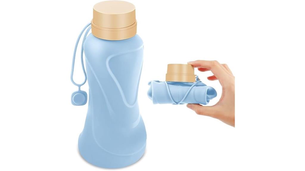 flexible 650ml leak proof silicone