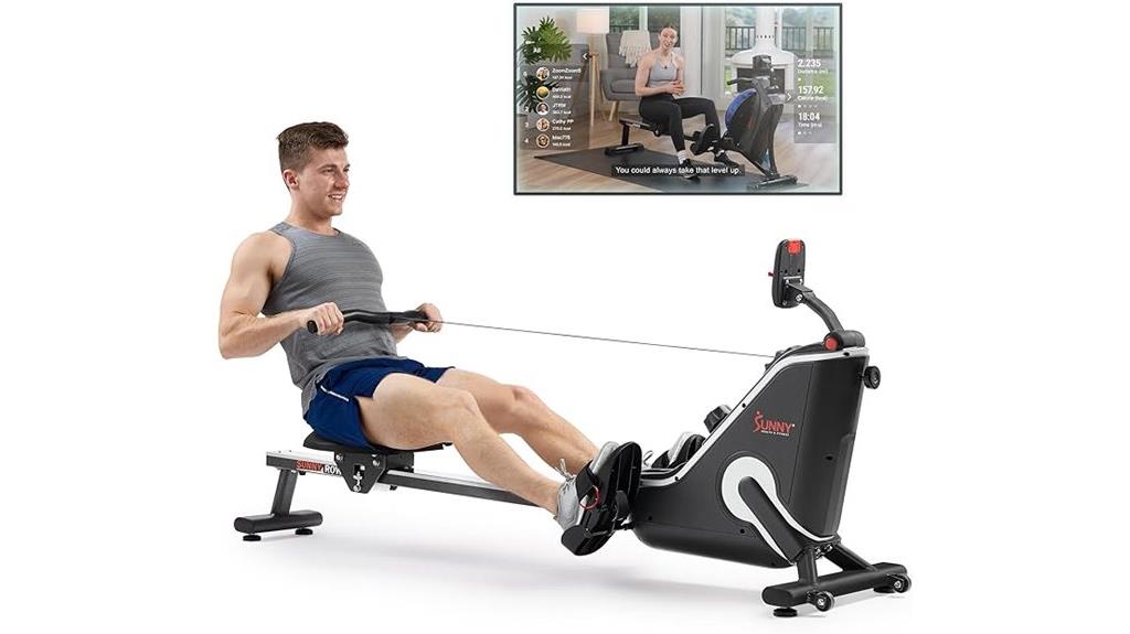 foldable home rowing machine