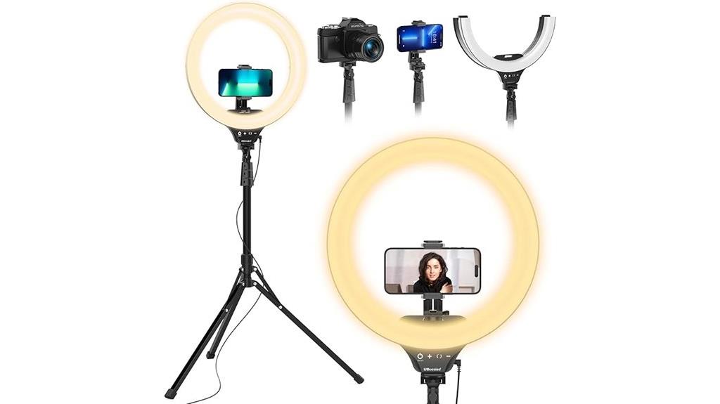 foldable ring light set