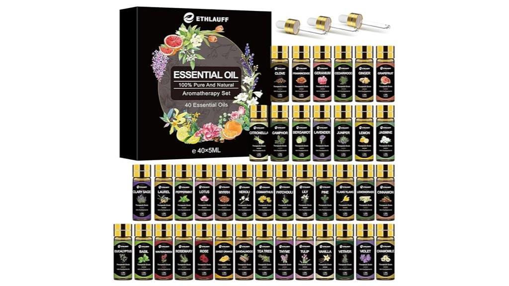 forty essential oil assortment