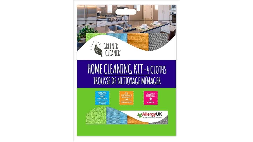 four pack home cleaning kit