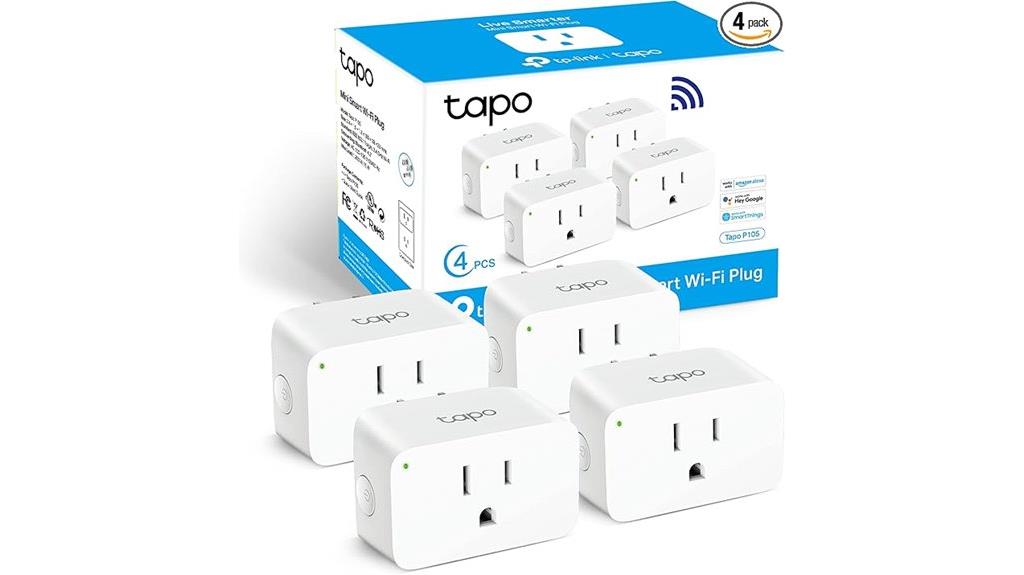 four pack tapo smart plugs