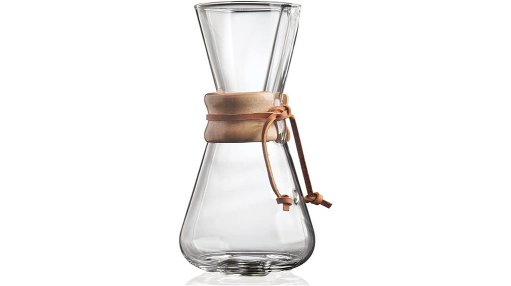 glass 3 cup pour over