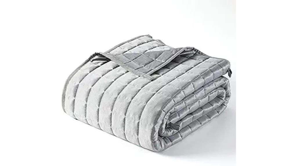 grey 15lb cooling blanket