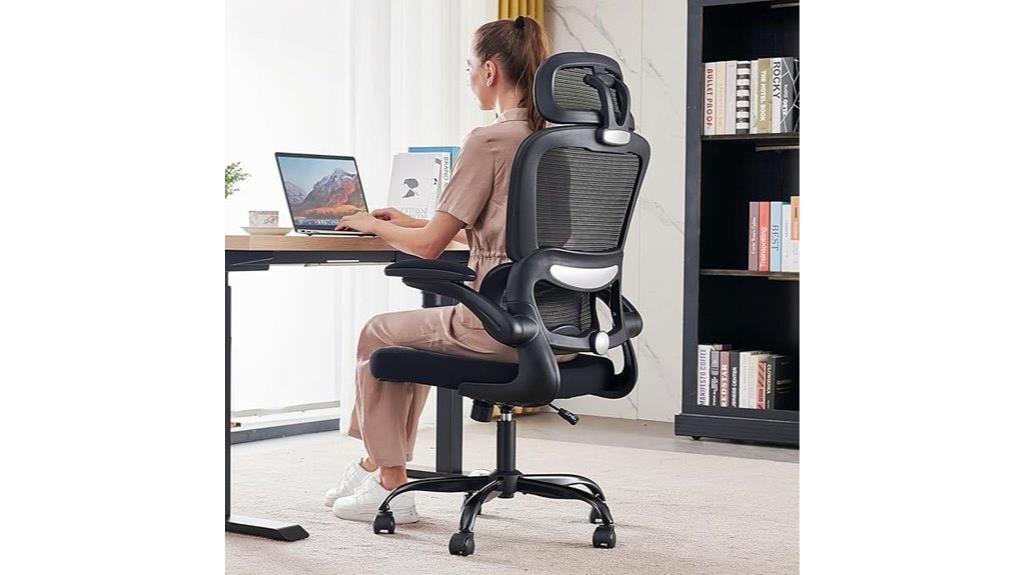 high back mesh office chair