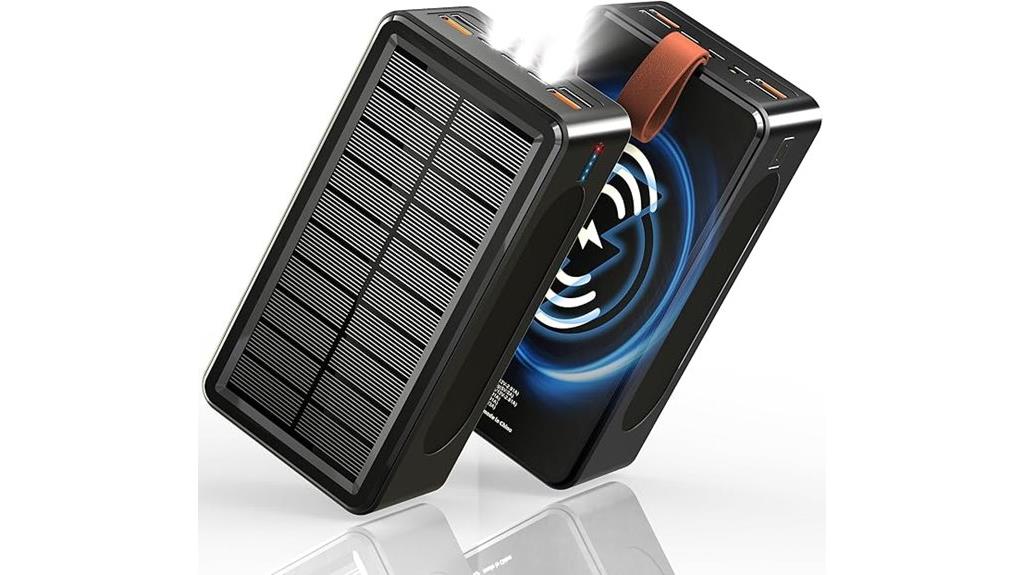 high capacity solar power bank