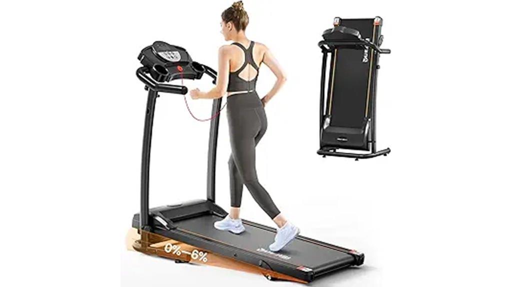 home folding treadmill with incline