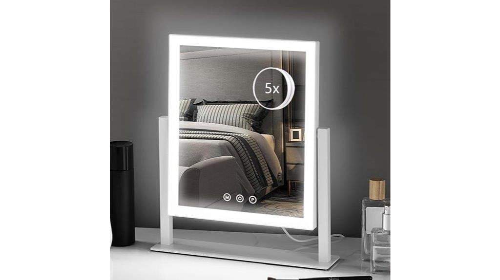 illuminated makeup mirror