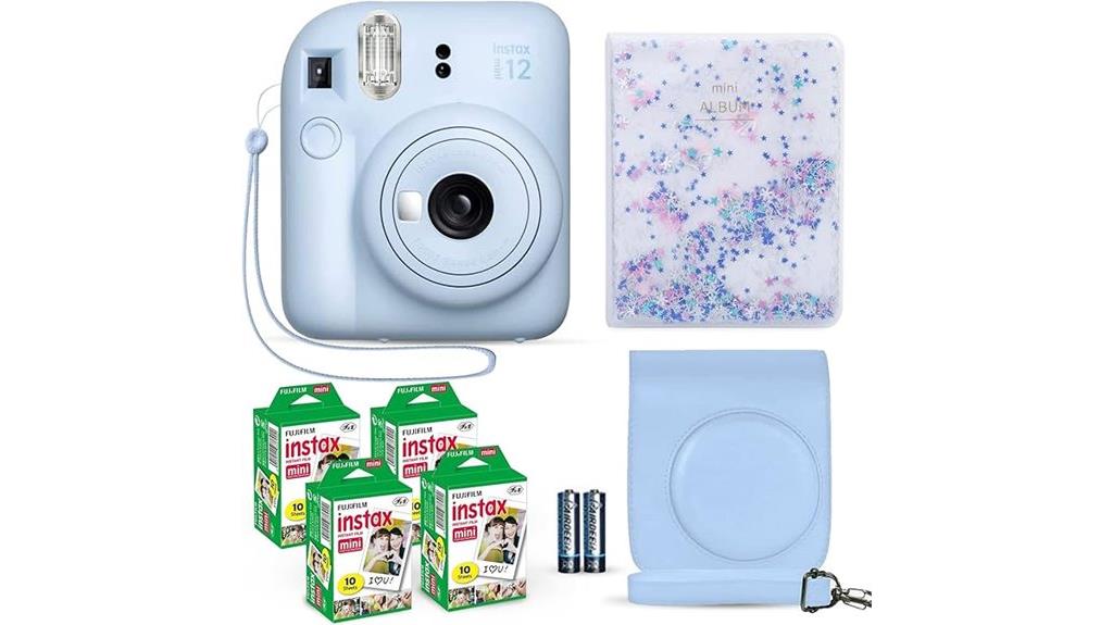 instant camera with accessories